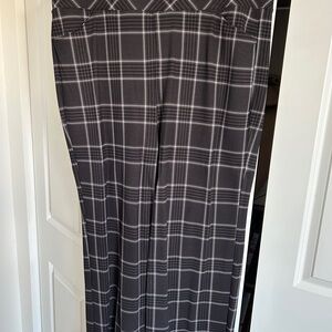 Plaid Black Women's Pants